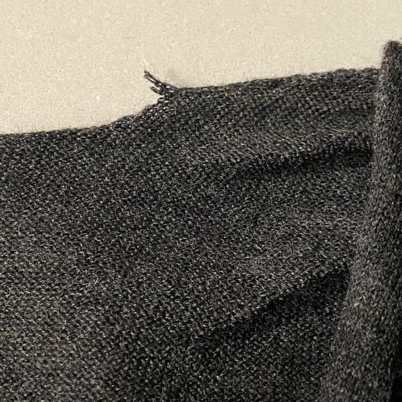 Prada Dress Charcoal Soft Silk Wool Blend Size 42 Ready To Wear - Picture 11 of 13